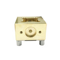 HPEDM for EROWA Manual Steel Brass Electrode Square Holder with Chip Hole 25*25mm for EDM Spark Erosion ER-010063 ER-103739