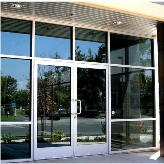 Best Price Soundproof Aluminium Casement Entrance Hurricane Impact Doors and Windows