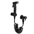 Wall Mounted Stainless Steel Shattaf Bidet High Pressure Handheld Bidet Sprayer Matte Black Modern Design Toilet Hotel Easy