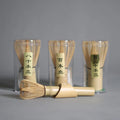 100 Prongs Unbreakable Natural Custom Printed Biodegradable Japanese Style Natural Bamboo Matcha Whisks MegaBDM