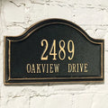 Custom Brass Memorial Sign Plate Hotel Door House Number Engraved Metal Name Water Resistant Decorative Plaque