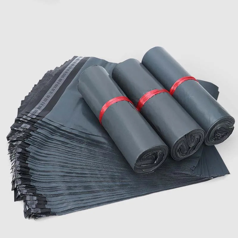 Plain Matte Black Poly Plastic Express Post Mail Mailer Mailing Bags