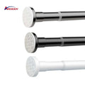 ARODDY Shower Iron Telescopic Double Curtain Rod Curtain With Accessories for Window