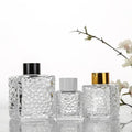 Sunshine Custom Luxury 50ml 80ml Essential Oil Aromatherapy Aroma Diffuser Bottle Empty Amber Glass Reed Perfume Diffuser Bottle