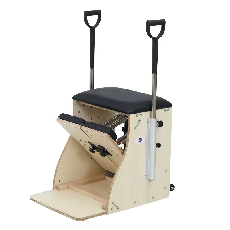 Sports Stretching Fitness Steady Step Chair Yoga Commercial Pilates Maple Walking Chair Yoga Equipment Customization