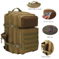 LUPU Customized 45L 3p Fashion Tactical Backpack Zipper Closure Waterproof Polyester Lining for Outdoor Travel Camping Hiking