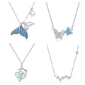 Wholesale Price New Style Pretty Gift for Women Silver 925 Necklace