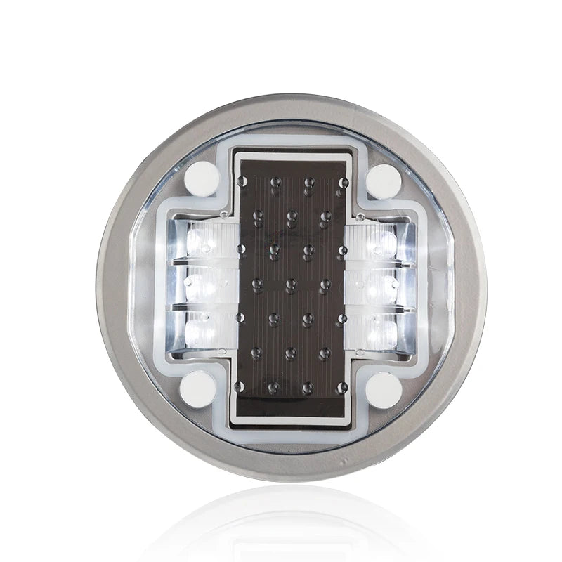 MS127 Pedestrian Crossing Innovative Snowplowable Solar Embedded Pavement Markers