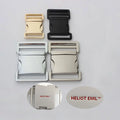 10mm 25mm 38mm Black Metal Adjustable Belt Quick Side Release Clip Side  Buckle for Dog Collar