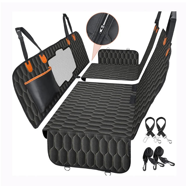 Waterproof Car Hammock for Dog 5-in-1 Dog Car Seat Cover for Back Seat