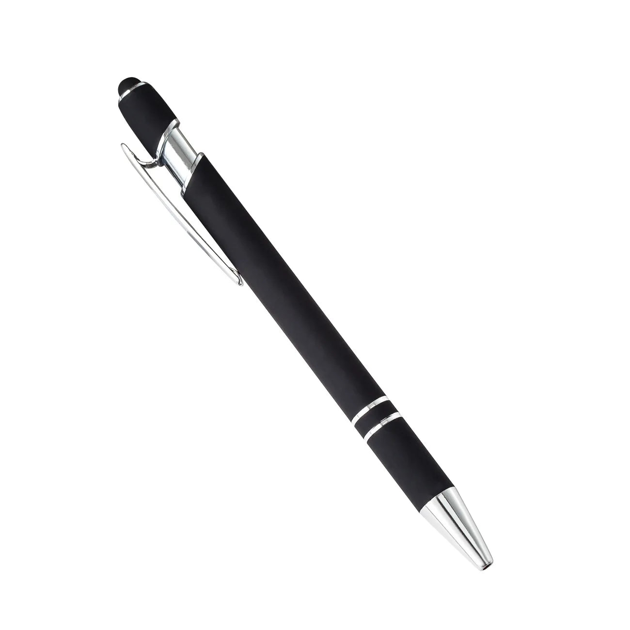 Metal Push Aluminum Pole Handwriting Screen Printing Logo Gift Ballpoint Pen