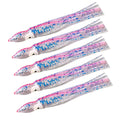 Wholesale 12cm 4g Hollow Color Octopus Head Marlin Squid Lure Squid Skirts Squid Trolling Lure Pesca