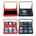 Wholesale 6 Color DIY Eyeshadow Magnetic Eyeshadow Palette DIY Chameleon Eyeshadow Palette With Mirror