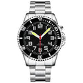 Women Watches Stainless Steel Atomic Quartz Male Watch Multi Language Talking Atomic Watch Speak Time With Loud and clear Voice