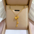Trendy Multiple Styles All Titanium Steel Necklace Gold Plated Stainless Steel Waterproof Necklace for Women Girls Jewelry