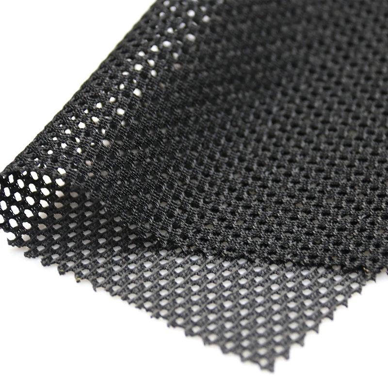230gsm Black Outdoor Camouflage Mesh Fabric Tricot for Girls' Bags Memory Feature