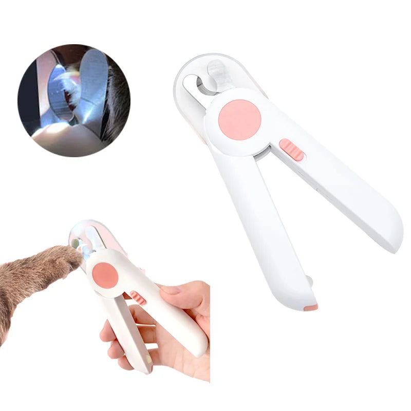 ZMaker Professional LED  Pet Nail Clipper Trimmer Sharp Safety Dog Pet Nail Clipper With Nail File