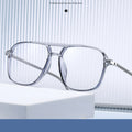 Office Anti Blue Light Glasses Retro Transparent Computer Round Eyewear