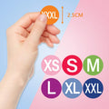 Clothes Size Label Stickers Clothing Shoe and Hat Size Model Round Self-adhesive Label Sticker Customization Sticker for Clothe