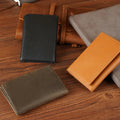 OEM ODM Manufacture Minimalistic Vintage Style Crazy Horse Leather Men Wallet 100% Genuine Real Leather Trifold Wallets