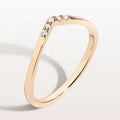 LOZRUNVE Jewelry Supplier Hot Selling Dainty 14k Gold Stackable Bridge Ring Women Silver 925
