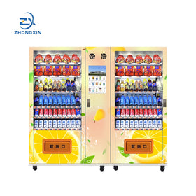 ZX New Hot WiFi Touch Screen Vending Machine with SDK Function Customizable Capacity for Snack & Drink Combo