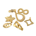 Exaggerated Star Rhombus Stud Posts DIY Punk Drop Big Earrings Making Dangle Charms Jewelry Accessories