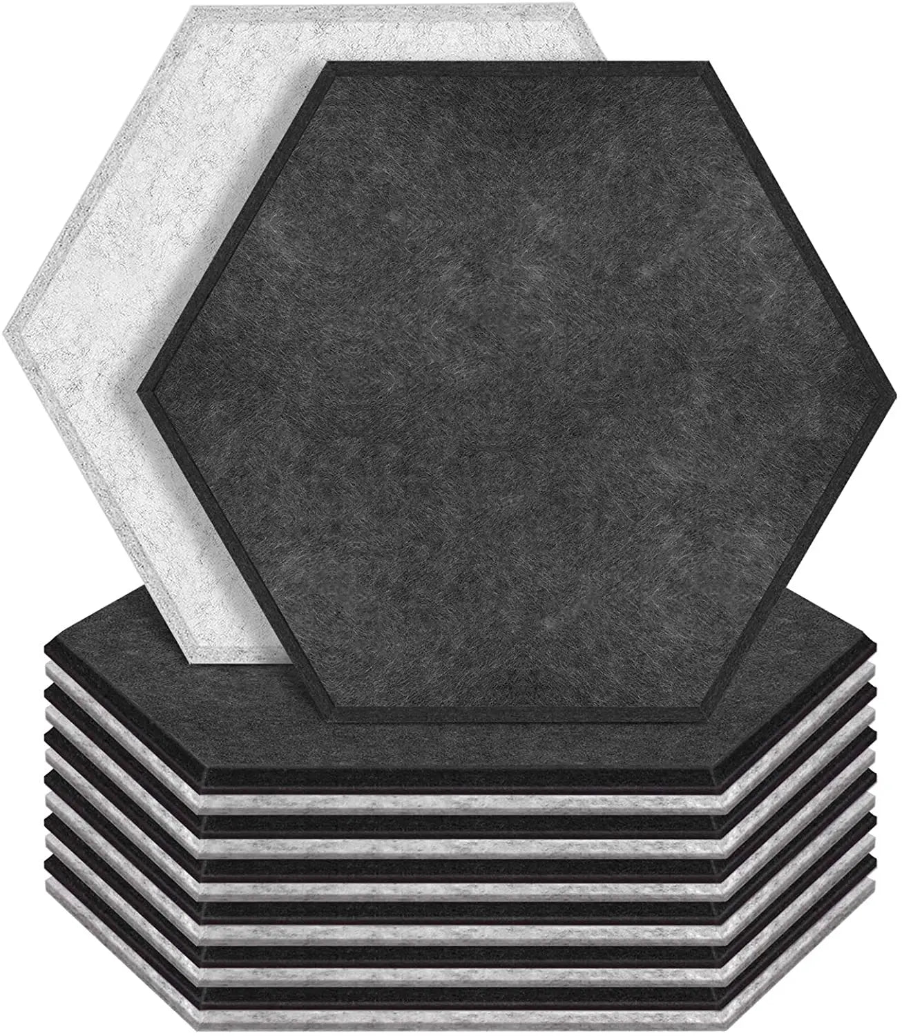 Sound Dampeing Hexagon 9mm Polyester Fiber Acoustic Panel for US Market