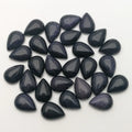 Huiying Natural Loose Waterdrop Shape 10*14Mm Gemstone Blue Sand Stone Cabochon Crafts