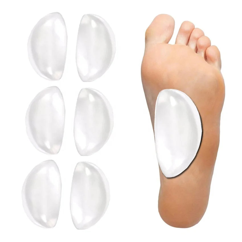MediFootCare Original Peel & Stick Foot Arch Support Gel Pads - High Arch Cushions - Relieves Pain From PES Cavus  HA00441