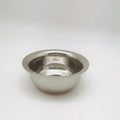 JDK Hot Sell Solid 150G Stainless Steel Soap Dish Shaving Bowl Mug Shave Soap Holder