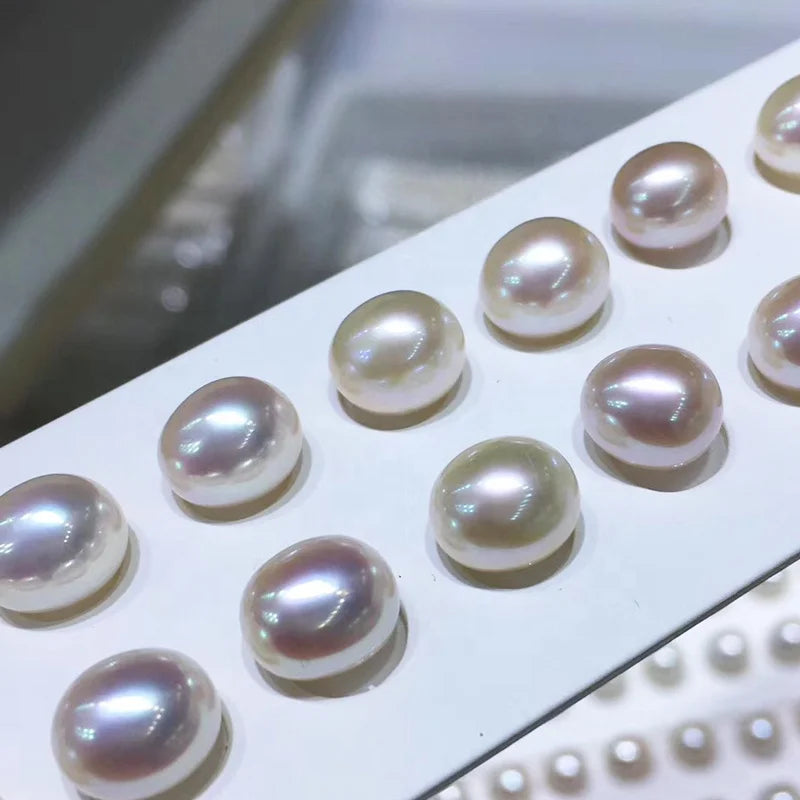 Wholesale Price 3A Quality Natural Freshwater Rice Pearls High Luster Drop Pearl Jewelry with Drilled Hole