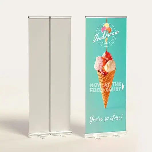 Outdoor Retractable Standing Roll up Banner Sidewalk Sign Custom Wedding Easel Stand
