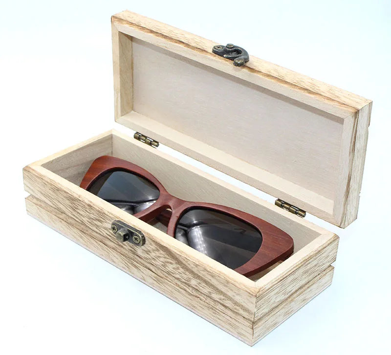 Wholesale Custom Logo Eco-Friendly Wood Bamboo Sunglasses Cases Boxes China Manufacturer for Eyeglasses & Bags