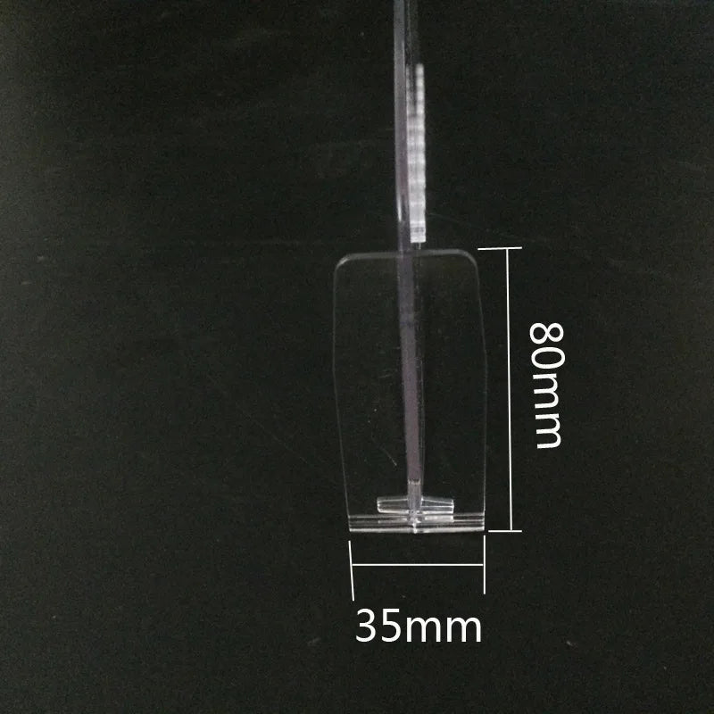 Hookei Hot Selling Clear Acrylic Breakable Shelf Divider for Supermarket Display