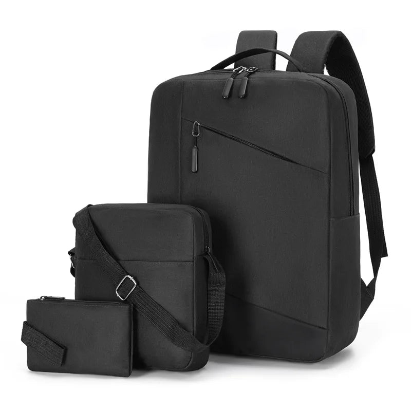 2023 Hot Model With USB Waterproof Customized Laptop Backpack Set for Men's Business