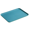 Eco-Friendly Rectangular PP Plastic Food Lunch Tray 10 Pcs for Kitchen Use