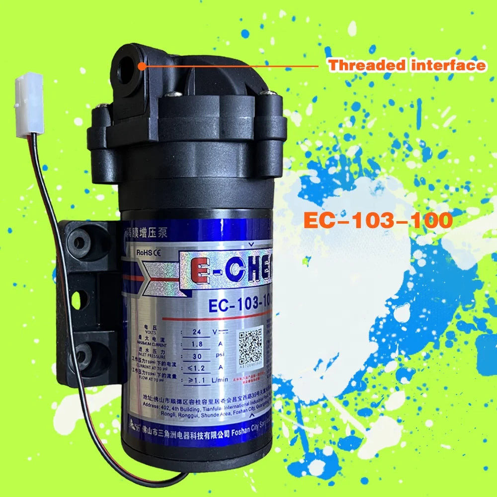 Water Filter Treatment Reverse Osmosis System 24v Dc Electric Household RO Booster Pump