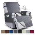 IVY Waterproof Nonslip Recliner Cover Stay in Place Dog Chair Cover Furniture Protector Recliner Slipcovers for Pets and Kids