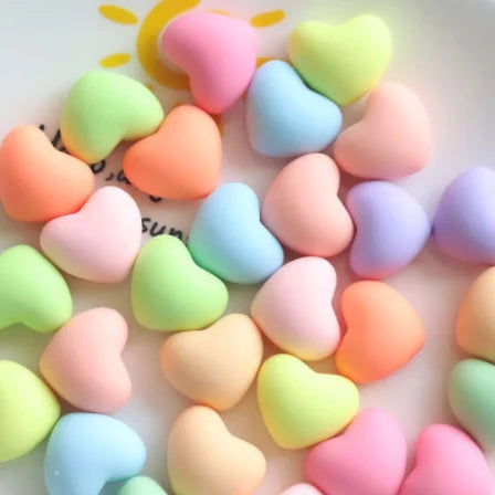 Children's Necklace Bracelet Earrings Keychains Polymer Clay Plastic Resin Heart Charm