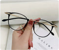Hot-selling Wholesale Computer Anti Radiation Glasses Metal Frame 6 Colors Option Anti Blue Light Blocking Glasses for Women