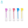 Portable Transparent Glass Perfume Spray Bottle Flat Pump Sprayer Perfume Oil Dispensing Screen Printed Stick Thick Bottom