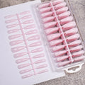 Hot Selling New Fashion ABS Nail Salon Finger Tracer Dual Use Trapezoidal Half Water Droplet Wearing Nail Sheet Square Butterfly