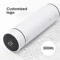 500ml Vasos Vacuum Insulated Thermal Flask With Led Touch Screen Stainless Steel Bottles Flasks Thermos With Temperature Display