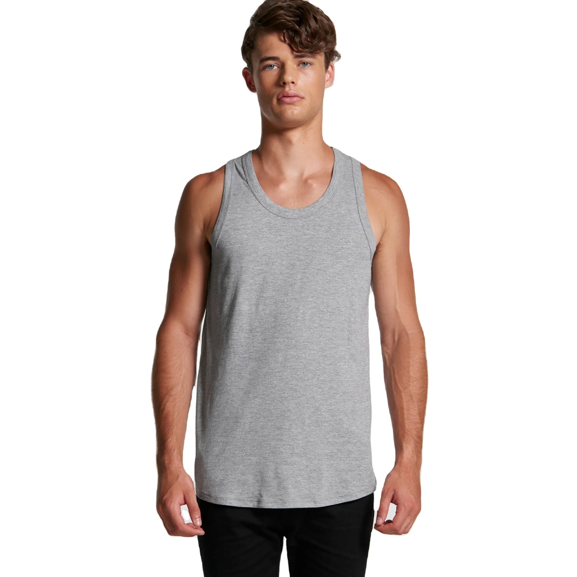 Custom Print 100%Cotoon T-shirt Sportswear Gym Private Label Tank Top Men's Undershirt Sports Tank Top a Sleeveless T-shirts