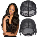 Wholesale Custom Logo Adjustable Closure Mono U Part Ventilated Wig Cap Spandex Mesh Dome Full Lace Wig Caps for Making Wigs