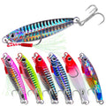 Wholesale Metal Jig 7-30grams Lead Jig Molds Freshwater Fishing Lure 6 Color Jig Lures Saltwater Fishing