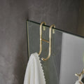 Stainless Steel Coat Hanger Over Door Towel Hook for Glass Shower Room Door