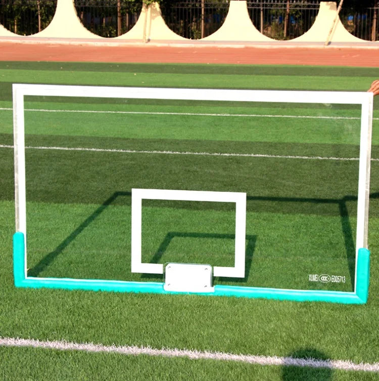 Custom 10mm 12mm Thickness Standard Basketball Backboard Plexiglass Tempered Glass Coaching Board Basketball