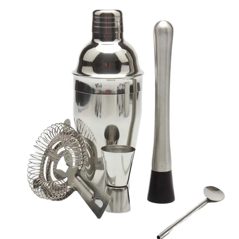 Sustainable Modern HUFA Metal Boston Cocktail Shaker Set with Jigger for Home Kitchen Bar & Wedding Occasions